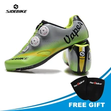SIDEBIKE Riding Cycling Shoes Road Carbon Sapatilha Clismo patillas Breathable chaussures carbone Bicycle Shoes Sneakers
