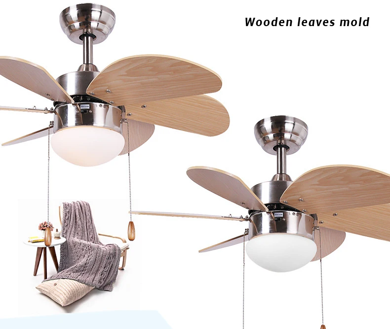 Modern Simple Ceiling Fan Light For Dining Room Child
