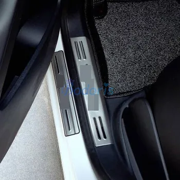 

For Volkswagen VW Tiguan 2009 2010 2011 2012 2013 2014 2015 Car Styling Stainless Steel Door Sill scuff Plate Accessories