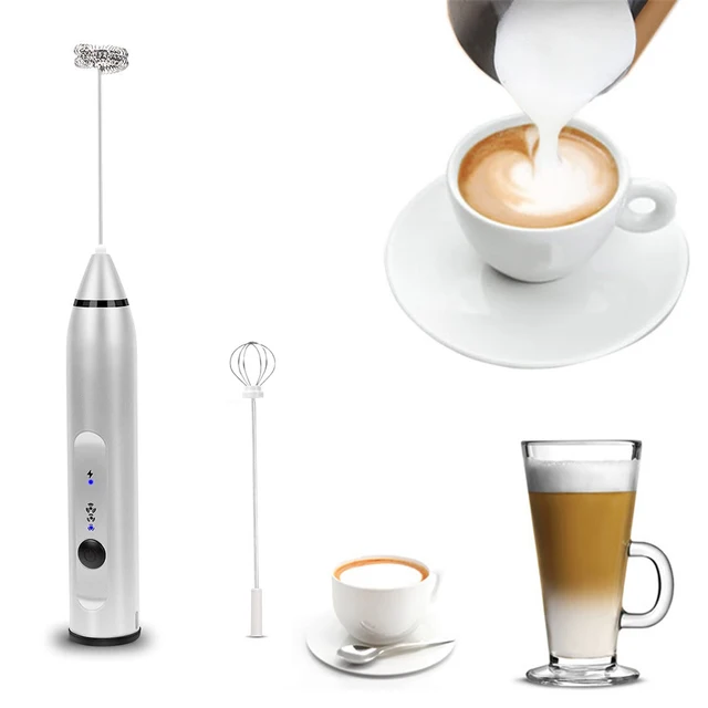 Rechargeable Electric Egg Beater Milk Coffee Tea Stir Bar Baking Cream  Frother Automatic Milk Frother Kitchen Tools - Egg Tools - AliExpress