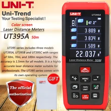 UNI-T ut395a 50m de alta precisão cor laser range finder eletrônico nível de armazenamento de dados função de conexão usb