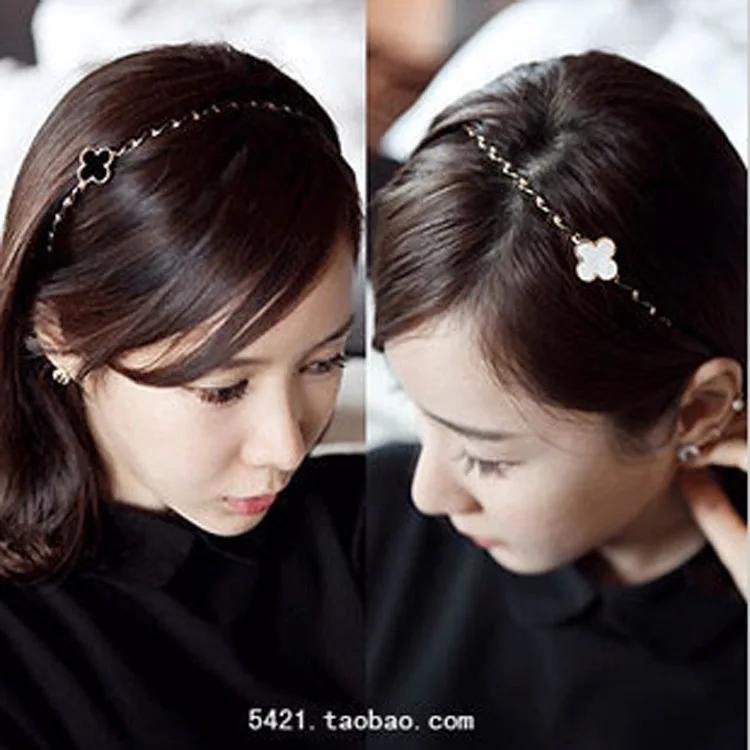 Accessories hair accessory gentlewomen four leaf grass hair pin