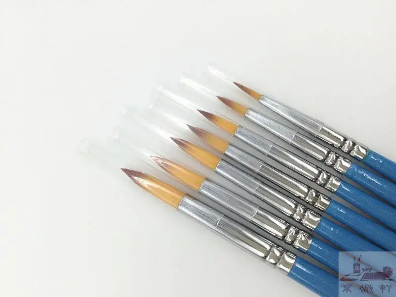 7 шт./компл. тонкая ручная ручка-закладка ручка для рисования акварель гуашь ручка для рисования художественная кисть художественные принадлежности