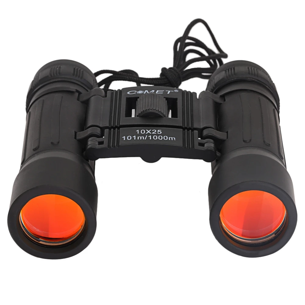 Comet 10 x 25 Portable Folding Binoculars for Outdoor