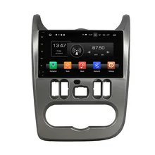 Otojeta DVD del coche del androide 8.0 octa Core 4 GB RAM 32 GB ROM reproductor multimedia para Renault Logan sandero plumero 2015-2016 unidades principales