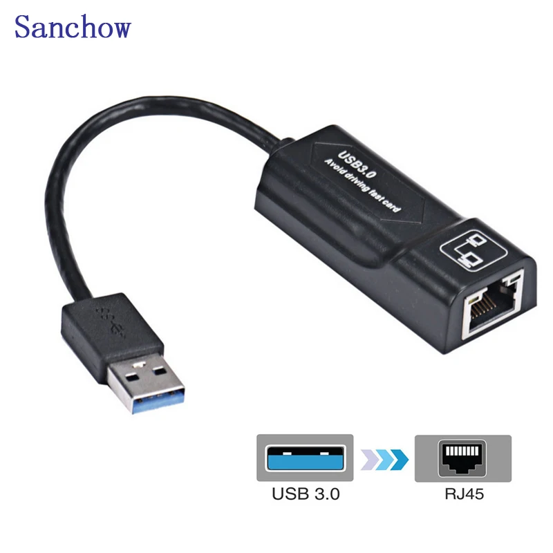 3-Port USB 3.0 Plugable Travel USB Hub and Network Adapter 1-Port Ethernet