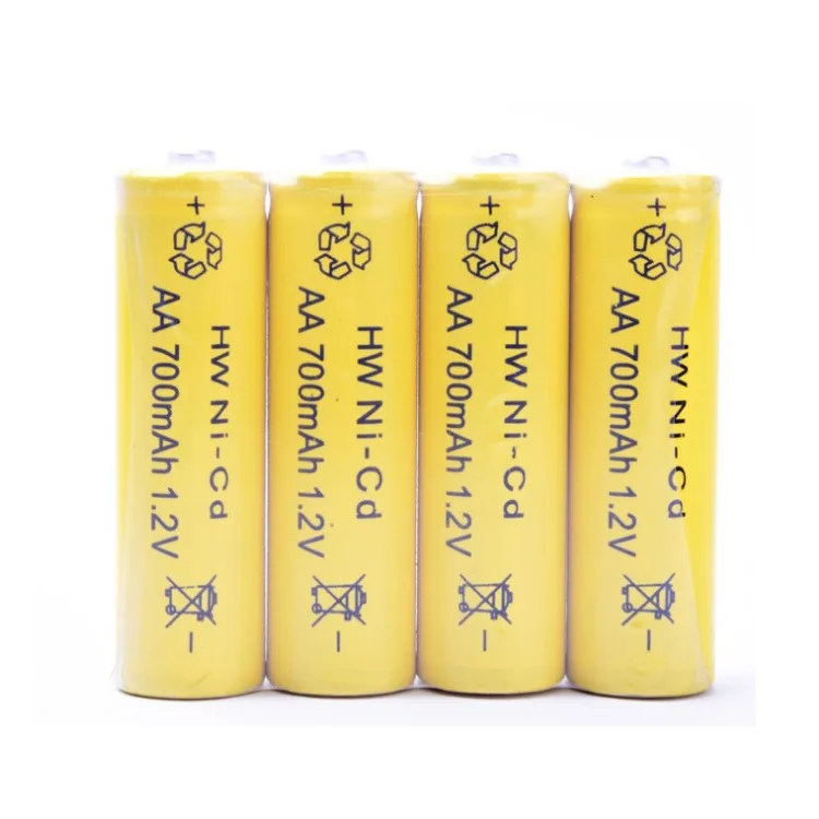1 шт. AA 2 V 700mAH аккумуляторная батарея RC электрическая игрушка 5 никель кадмиевые