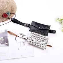 Женская поясная сумка с заклепками Повседневная поясная сумка из искусственной кожи поясные сумки Мешочки для телефона фирменный дизайн женская сумка-конверт для дам