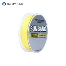 Бренд sunbang PE плетеная леска 4 нити 8/10/15/20LB 300 м/шт. 300*5 шт