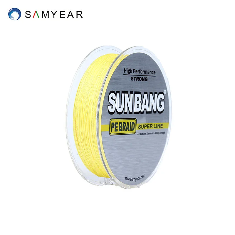 SUNBANG 100% PE плетеная рыболовная леска 4 нити 8/10/15/20 фунтов 300 м/шт. 300*5 шт. бесплатная