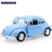 Children UNI FORTUNE 1967 Volkswagen Beetle Model Car 1 32 5inch Diecast Metal Alloy Cars font