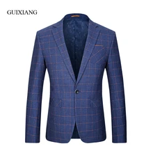 Slim plaid blazer
