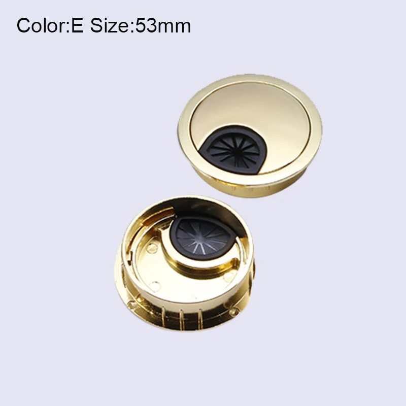 Dropshipping Desk Cable Hole Cover Zinc Alloy Base Table Wire Outlet Port Computer Grommet Surface Line Box MDP66