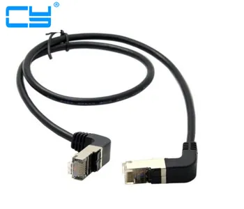 

Elbow Down & Up Angled 90 Degree cat5e 8P8C FTP STP UTP Cat 5e Ethernet Network Cable RJ45 Lan Patch Cord 40cm 0.4m 1m 2m 3m 5m