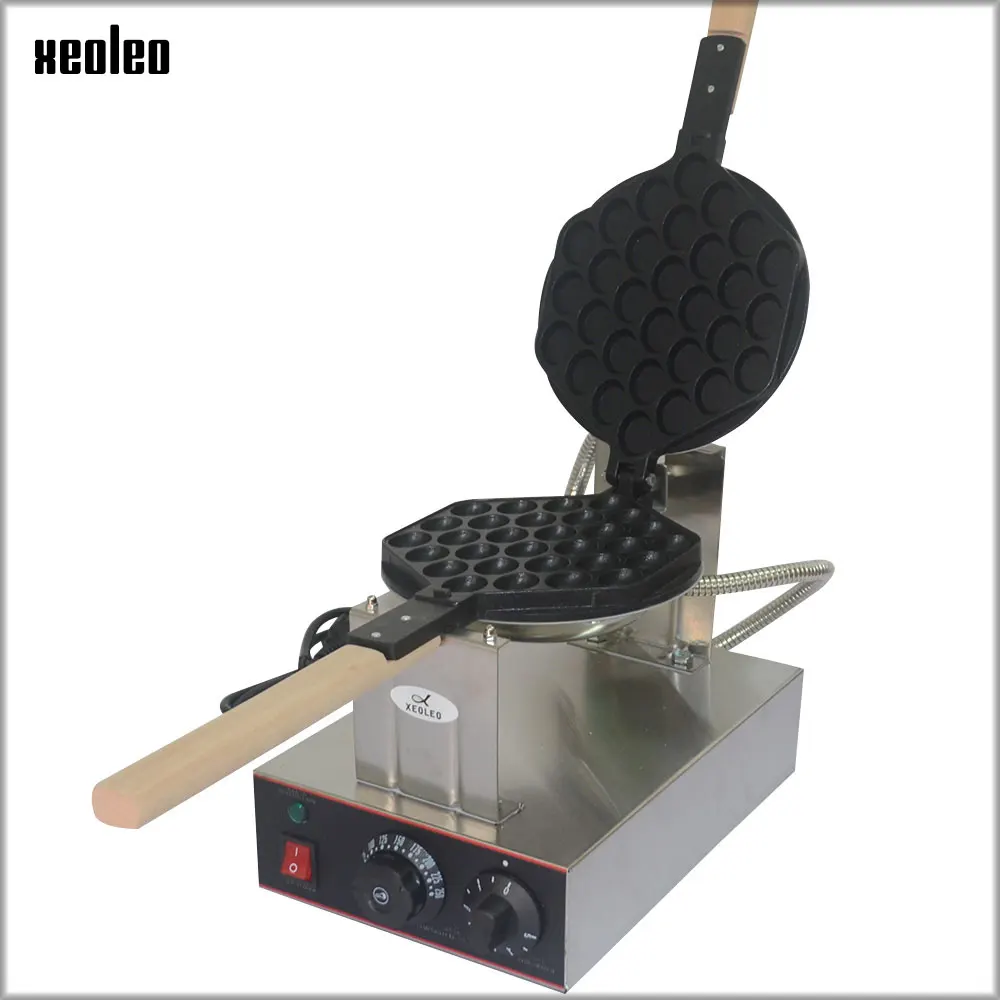 XEOLEO Egg puff maker Hongkong QQ Eggettes maker Puff Waffle maker 110V/220V Egg Bubble Muffin Machine Bubble waffle machine