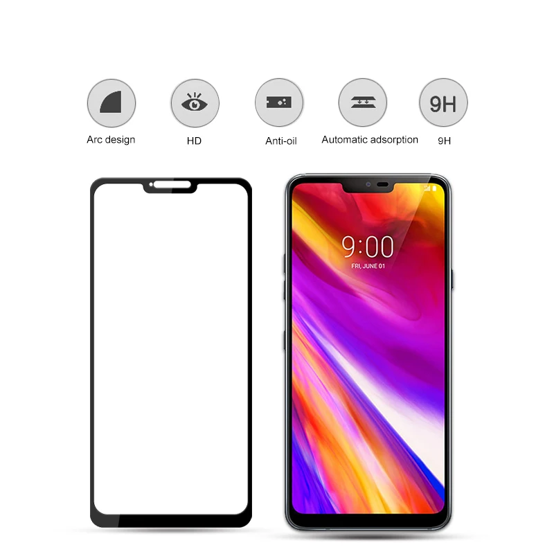 3D закаленное стекло для LG G7 ThinQ полное покрытие 9H защитная пленка Взрывозащищенная Защита экрана для G710EM LMG710EM