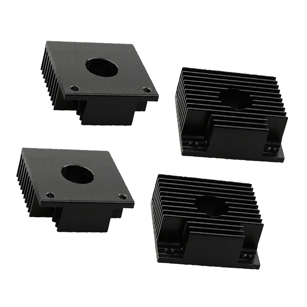 Magideal 2Pcs Extruder Heat Sink 40*40*11mm Black for 3D Printer MK7 MK8