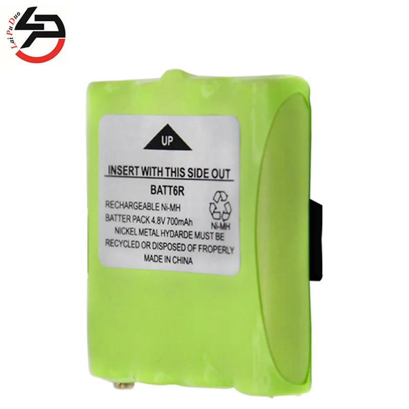 

Replacement Battery for Midland BATT6R 4.8V 700MAH NI-MH Rechargeable 2 Way Radio Battery for LXT535 LXT326 LXT560 LXT500