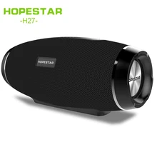 

HOPESTAR H27 Portable Bluetooth Speaker Rugby Column Stereo Soundbox Waterproof Outdoors Subwoofer Mp3 player TF usb