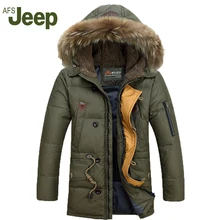 Neues angebot 2016 Winter Afs Jeep Männer Unten Parkas Jacken Fashion Mann Mit Kapuze Starke Warme Outwear Mantel Wadded 160