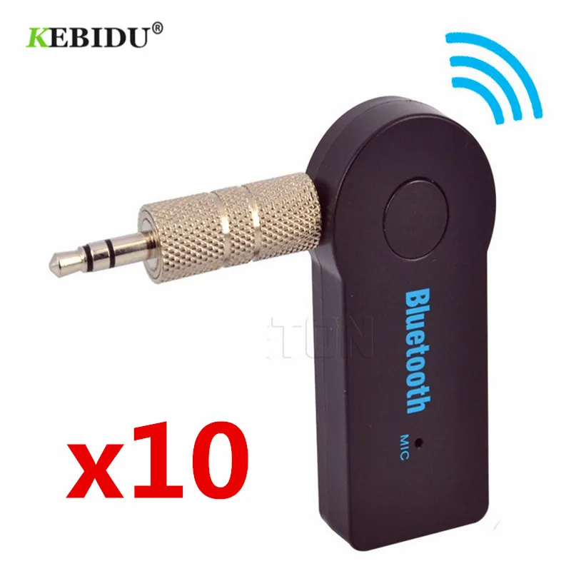 10 шт. автомобильный Bluetooth ресивер для наушников 3 5 мм|Портативные колонки| |