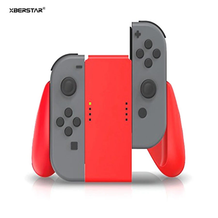 Слева направо Joy-Con накладки на джойстик для NS NAND переключатель игра Joy-Con контроллер комфорт держатель ручки аксессуары - Цвет: Red