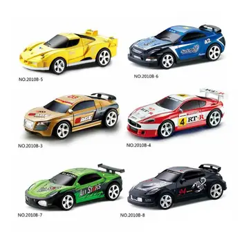 

Multicolor Coke Can Mini RC Car Racing Car Off-Road Vehicle RC car Drift High Speed Model car with Cool LED Head Lights