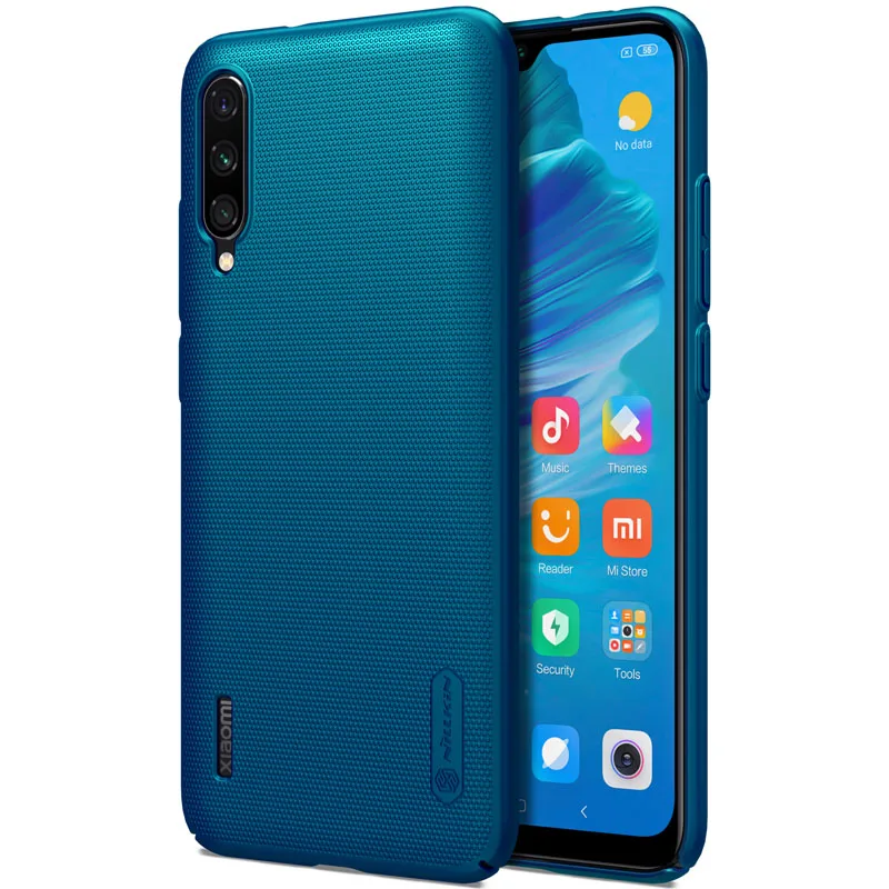 Для Xiaomi mi A3 A2 A1 6X CC9E CC9 Nillkin жесткая ультраматовая защитная накладка на заднюю панель для Xiaomi mi A3 mi A2 mi A1 mi A3 A2 A1 чехол для телефона - Цвет: Синий