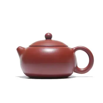 

yixing Teapot Drinkware Hand Made Xi Shi Pot Big Red Pouch Tea Set Teapots Author Wang Jingyi 220ml