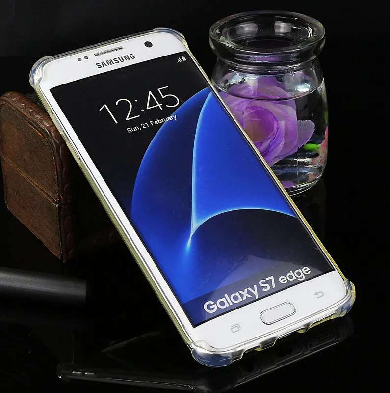 Case For Samsung Galaxy S7 Edge Silicone Ultra Thin Soft Transparent TPU Phone Bag Case For Samsung Galaxy S7 Clear Cover Coque (5)