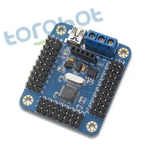 R Дуино мини 16 USB рулевого управления панель управления сервоконтроллер Серводвигатель usc-16