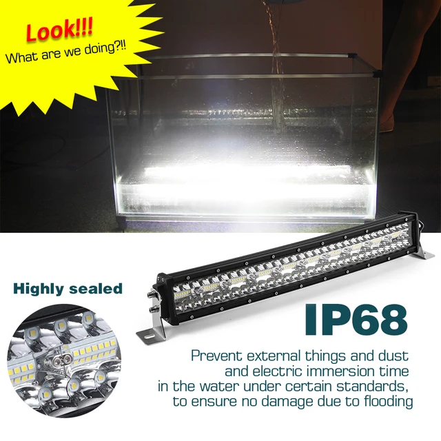 CO LIGHT 42 inch 12D Straight LED Light Bar 780W 3-Rows Spot