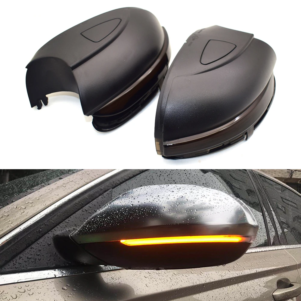 

For VW GOLF 6 MK6 GTI R32 08-14 Touran LED Dynamic Turn Signal Light Side Wing Rearview Mirror Indicator Lamp With Bottom Shell
