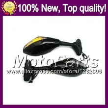 2X Black Turn Signal Mirrors For SUZUKI GSXR750 01-03 GSXR 750 GSX R750 GSX-R750 01 02 03 2001 2002 2003 Rearview Side Mirror