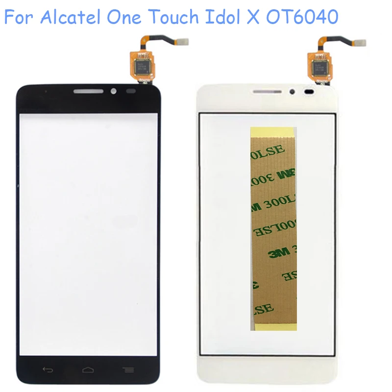 5.0 дюйма Сенсорный экран планшета Стекло Сенсор для Alcatel One Touch Idol X OT6040 6040 6040D 6040E 6040a