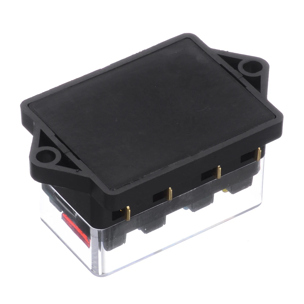 40A 12V 24V Auto Car Truck 4 Way Blade Fuse Block Fuse Box Unit Holder Fusebox Catch-holder + 4Pcs Fuses Circuit Standard ATO