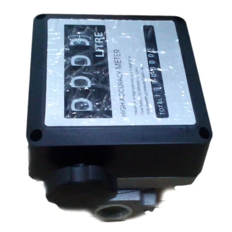FM-120 water Flow Meter sensor flowmeter fuel gauge caudali gasoline diesel Fuel Oil flow indicator counter G1. 0 4-digit 0-9999 9