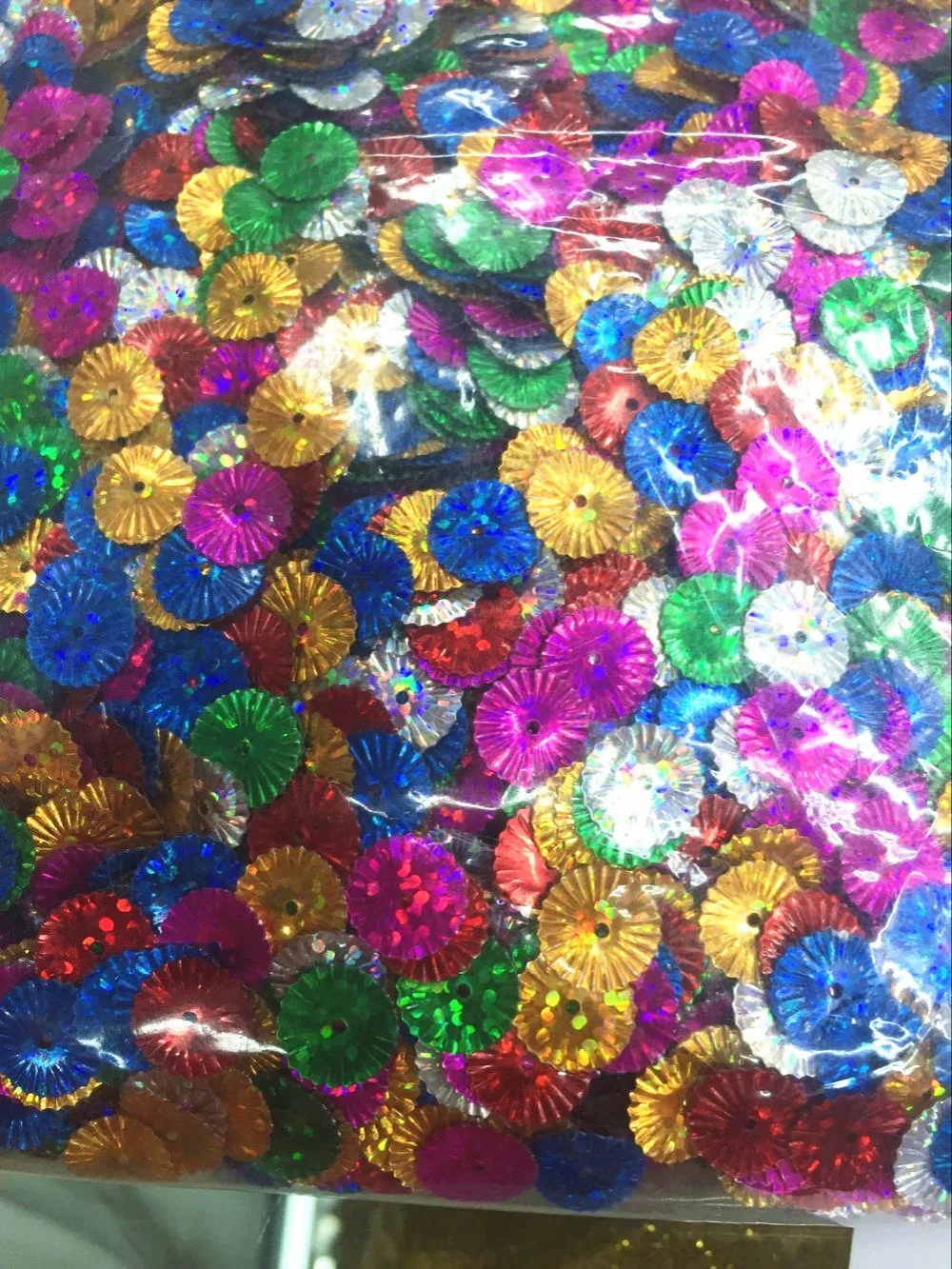 30g/lot Flower Sequins 9mm PVC Sequin Decoration Sewing DIY Mix Colors