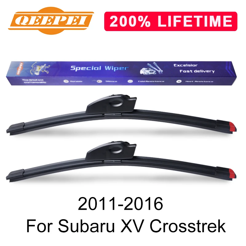 QEEPEI Replace Wiper Blade For Subaru XV Crosstrek 2011-2016 Silicone Rubber Windshield Windscreen Auto Car Accessories | Автомобили и