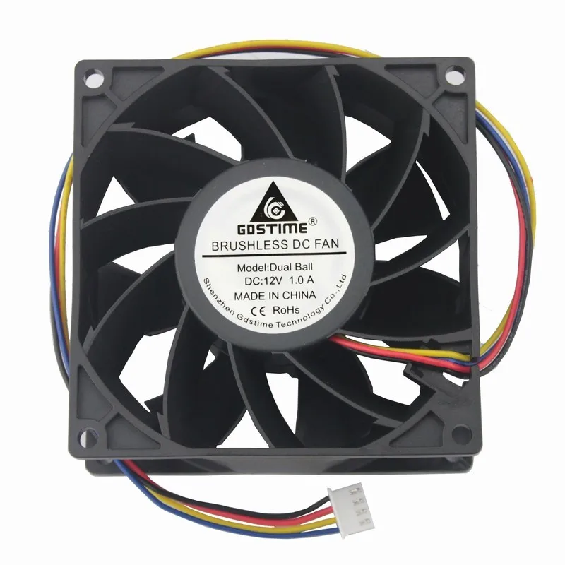 DC 12 В 24 XH2.54-4PIN PWM FG 9238 9 см 92 мм 92*92*38 двойной шарикоподшипник бесколлекторный