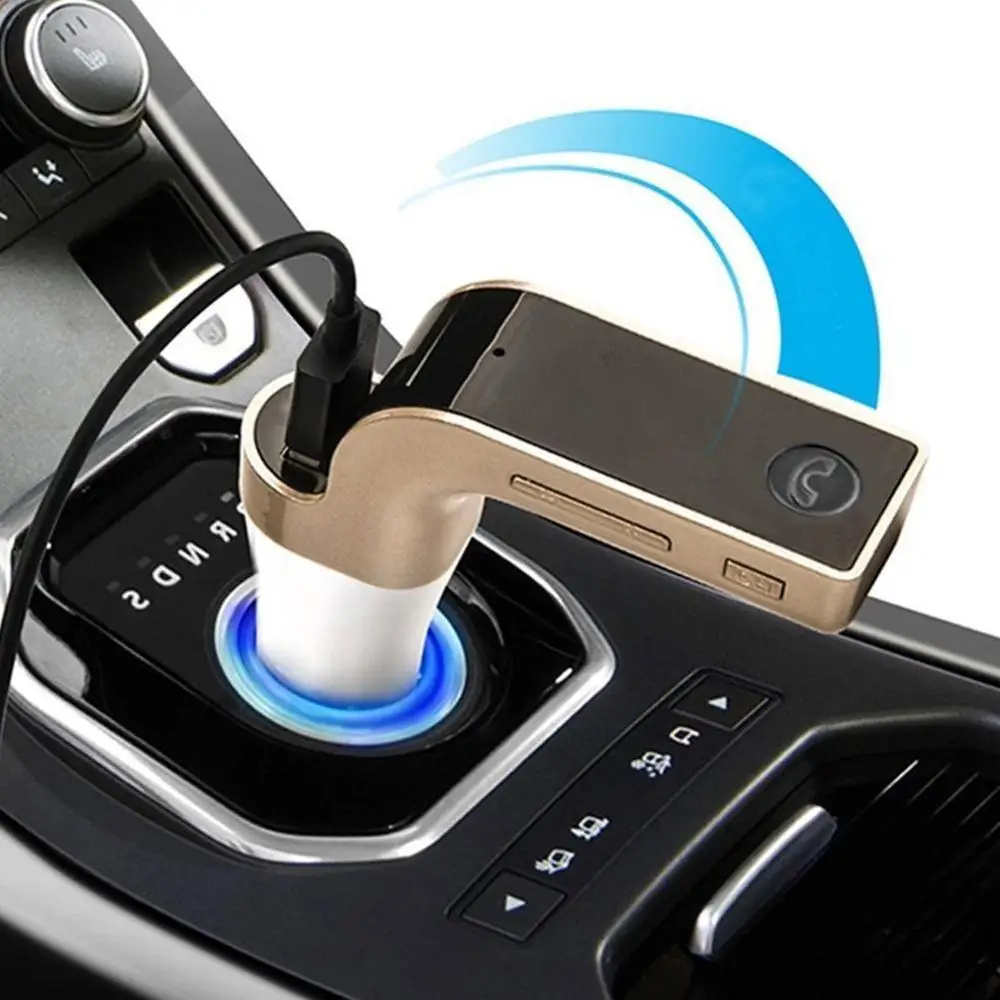 

Bluetooth Car Kit Handsfree FM Transmitter Radio MP3 Player USB Charger & AUX
