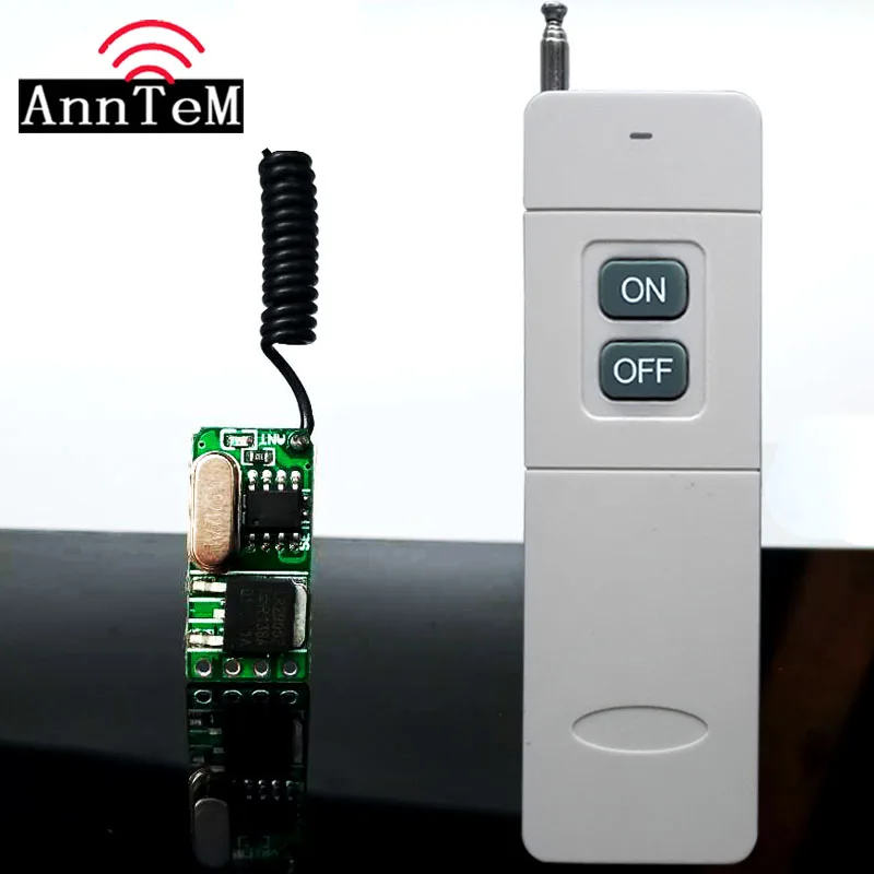 

Dc 3.3.7 V 5V 6V 9V 12V remote control switch wireless controller high-power remote power cut-off device is on the negative pole