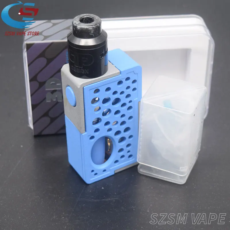 Fogger xbox Mechanical Squonk Box mod с QP KALI V2 RDA kit 8 мл силиконовая бутылка 18650 20700 батарея Автоматическая регулировка Vape Mod