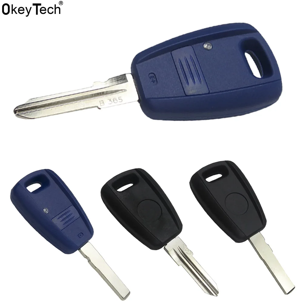 OkeyTech New Styling Car Key Cover 1 Button Remote Key Replacement Case For Fiat Punto Doblo Bravo Transponder Auto Key Shell OkeyTech New Styling Car Key Cover 1 Button Remote Key Replacement Case For Fiat Punto Doblo Bravo Transponder Auto Key Shell