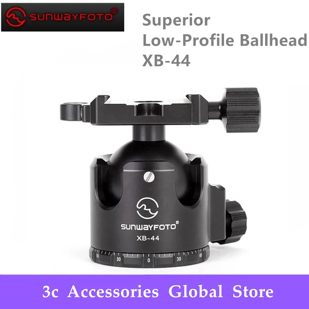 

SUNWAYFOTO Superior Low-Profile Ballhead XB-44 for DSLR Camera Professional Monopod Panoramic Tripod Ball Head