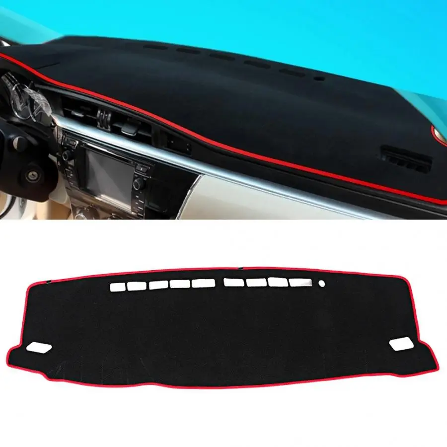 

Car Dash Cover Dashboard Mat Dashmat Sun Shade Non-slip Pad Fit for Toyota Fortuner 2016-2018 automobiles accessories