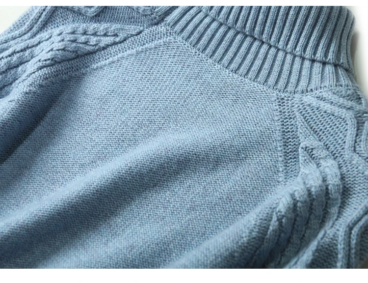 Шерсть, модный качественный Женский кашемировый комплект из 2 предметов, пуловер с воротником, вязаный свитер+ брюки, модный Теплый Женский костюм