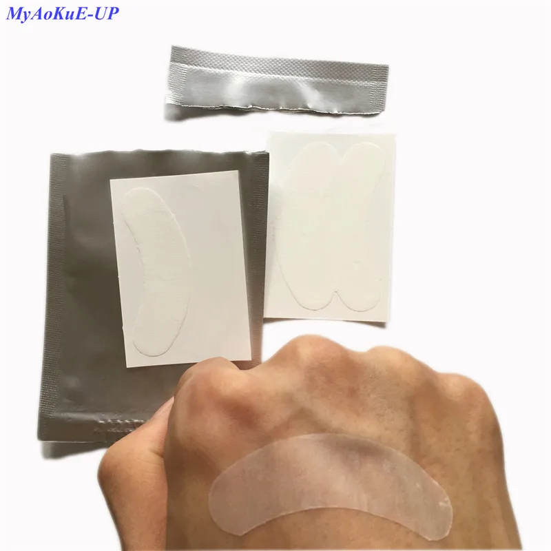 20 упаковок 3D тонкие прозрачные накладки для глаз наращивание ресниц макияж Прививка ресниц инструменты ресницы патчи