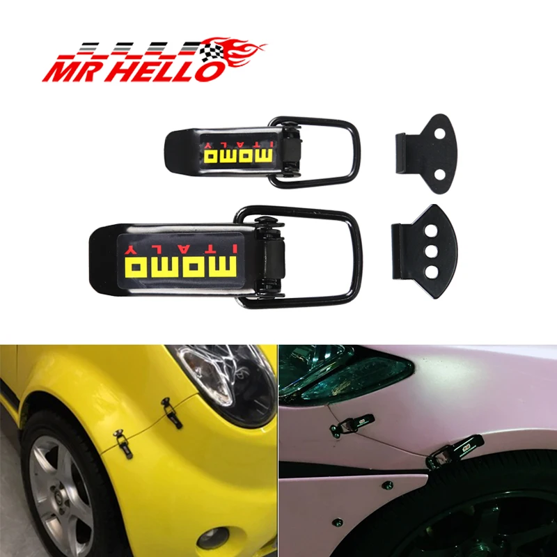 

Universal Security mugen Hood Lock Clip Kit Quick Release Hook Lock Clip For Racing Car Truck Accessories