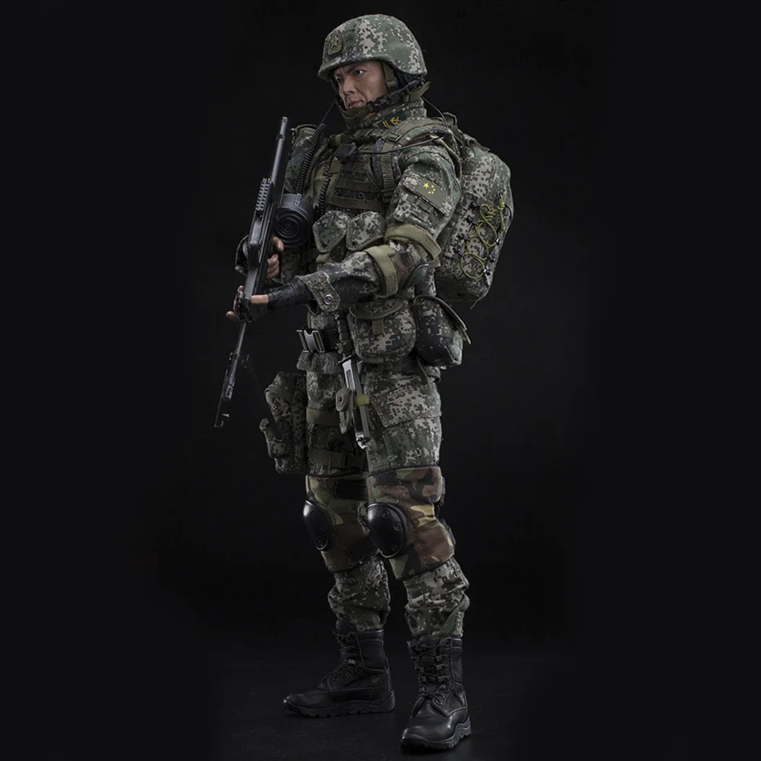 Discount Flagset 1/6 Chinese Army Machine Fighter Soldier Model Action Figure Model Toys Hobbies For Kids Adults New Arrivel 36